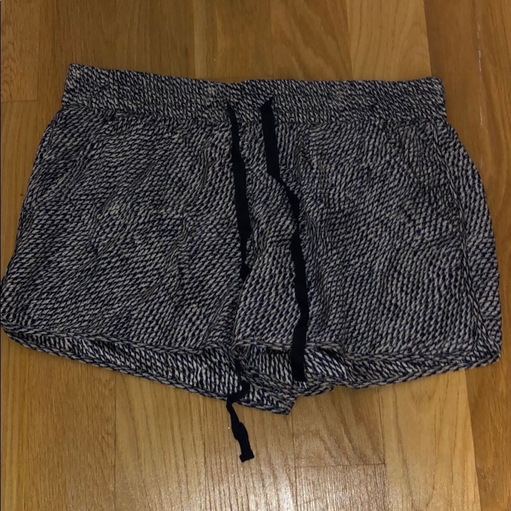 Joie Printed Silk Shorts